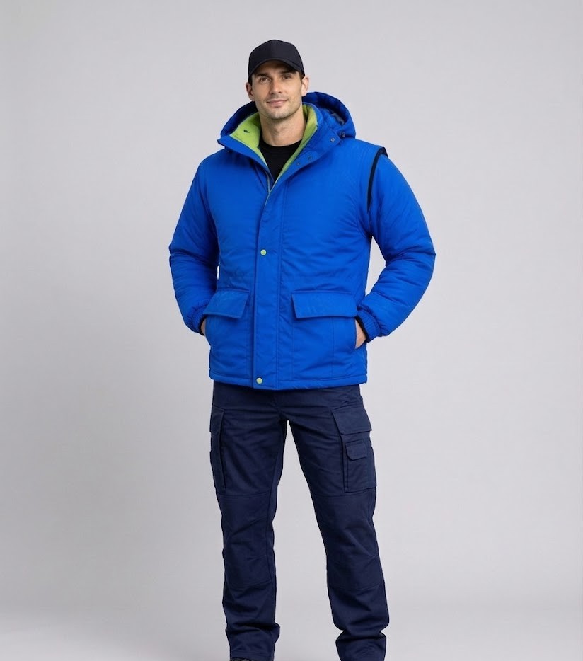 Chaqueta capota removible