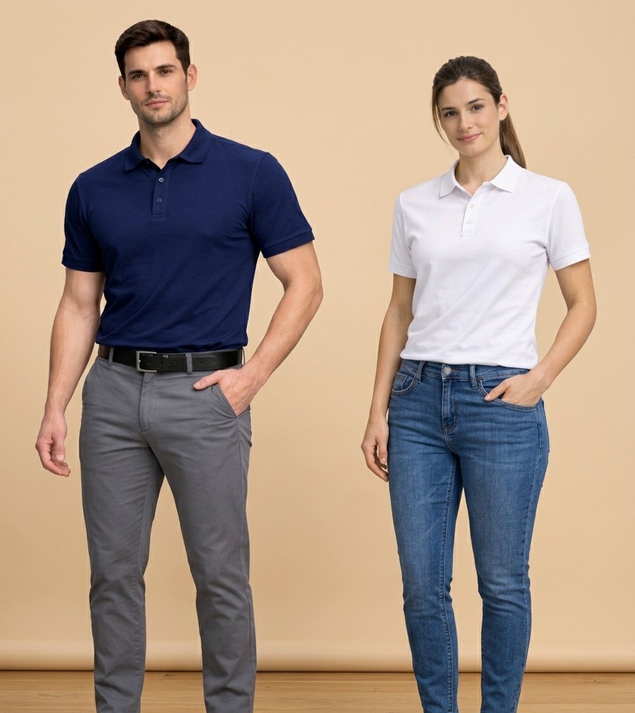 Polo manga corta